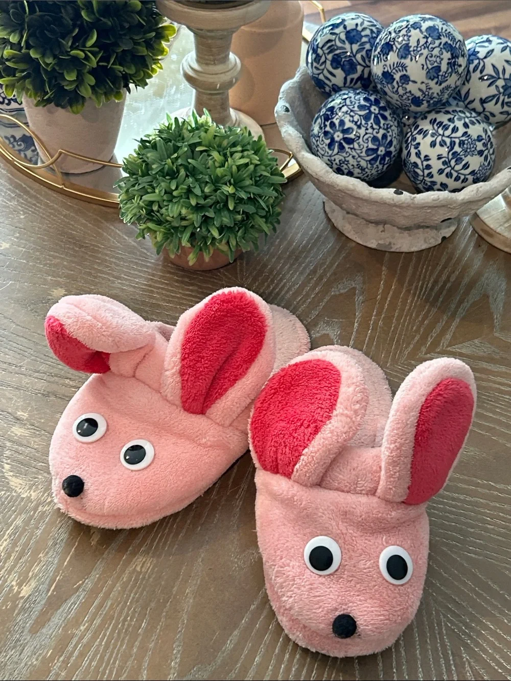 The Christmas Story Pink Nightmare Bunny Slippers Size Medium